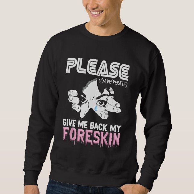 Sudadera Dame Mi Preámbulo Extraño Meme Específico Extraño (Anverso)