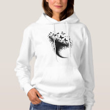 Damen Pullover Schmetterlinge