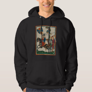 Sudadera Damsel en peligro, arte medieval del siglo XIV