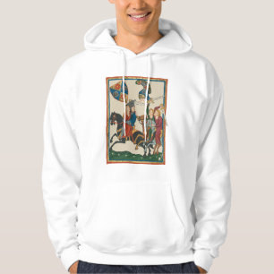 Sudadera Damsel en peligro, arte medieval del siglo XIV