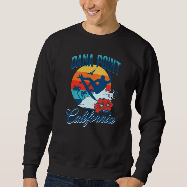 Sudadera Dana Point California Beach Surf Summer Vacation V (Anverso)