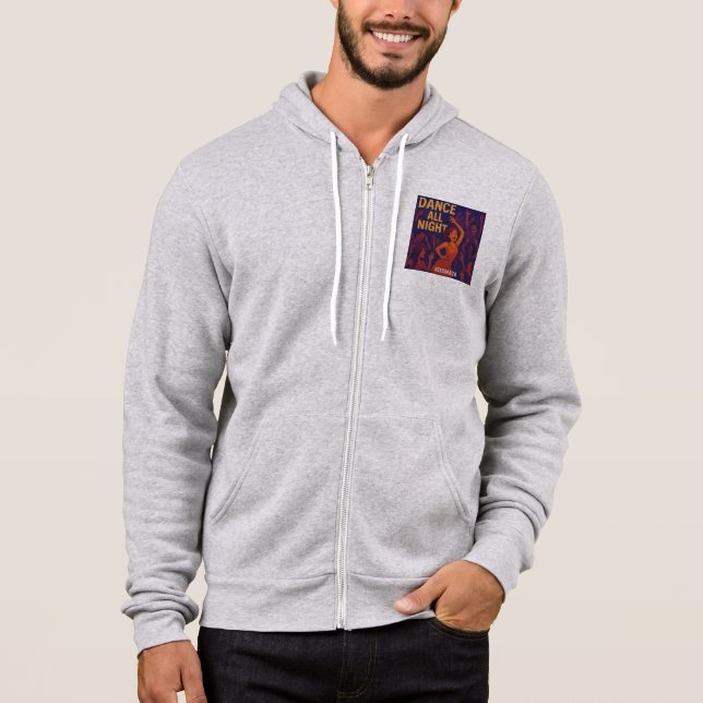 Sudadera Dance All Night - Ziphoodie Herren (Anverso)