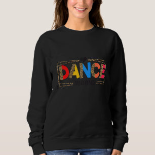 Sudadera Dance Mom Leopard Rainbow Mother's Day bailando Mo