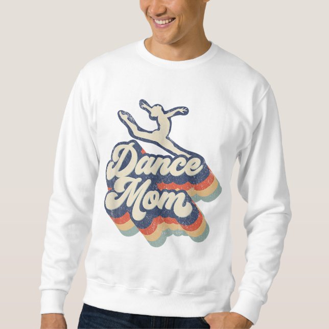 Sudadera Dance Mom Retro Sunset Dance Mom Life Navidades Mo (Anverso)