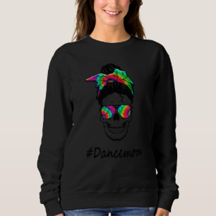 Sudadera Dance Mom Tie Dye Messy Bun Día de la Madre