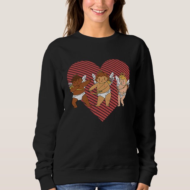 Sudadera Dancing Cupids Dance Challenge Valentine's Day Cou (Anverso)