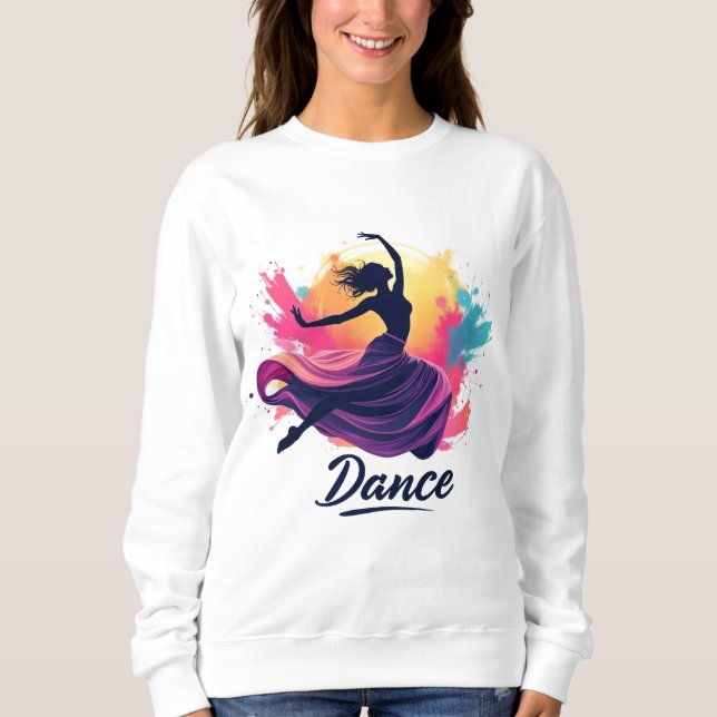 Sudadera dancing danceparty dancelover (Anverso)