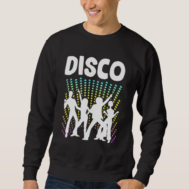 Sudadera Dancing Retro Disco Boogie Bellbottom Dancer Boppe (Anverso)