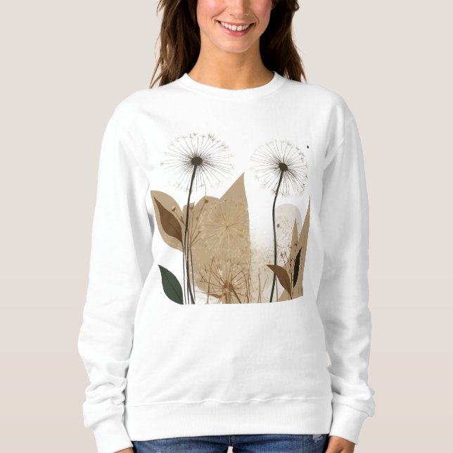 Sudadera dandelions matisse style (Anverso)