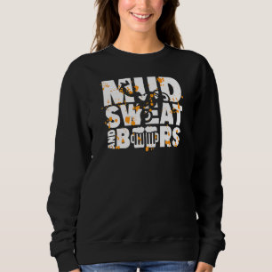 Sudadera Dando Sudor De Barro Y Cerveza Motocross Bike