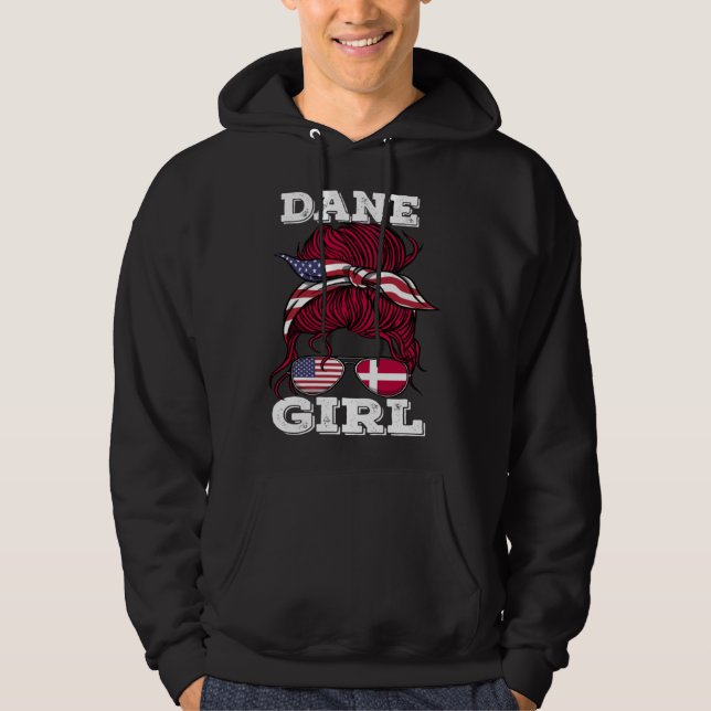 Sudadera Dane Girl Denmark Roots (Anverso)