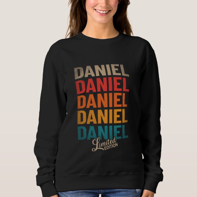 Sudadera Daniel First Name - Vintage Daniel Limited Edition (Anverso)