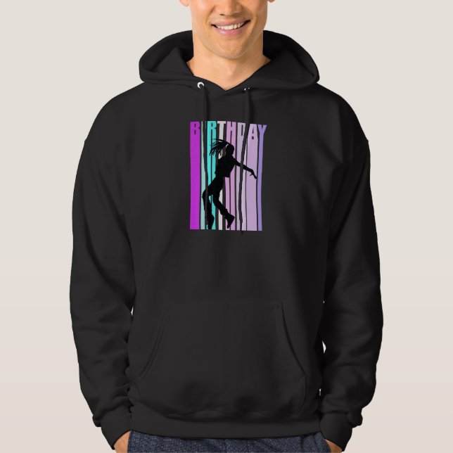 Sudadera Danza Chicas de cumpleaños Hiphop Bailarina Rompec (Anverso)