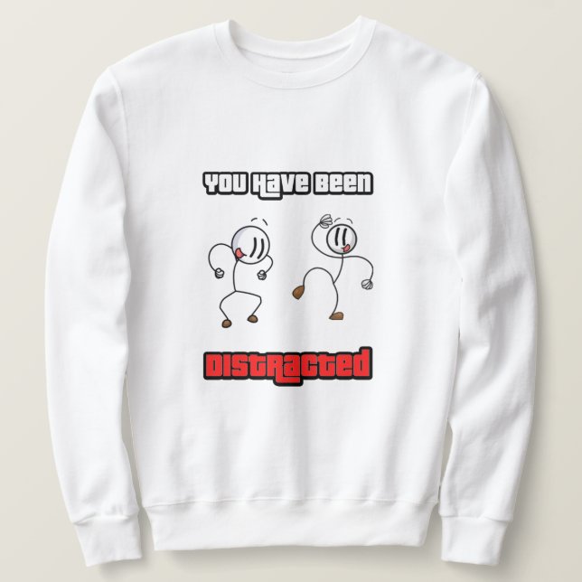 Sudadera Danza de distracción de Henry Stickmin (Anverso del diseño)