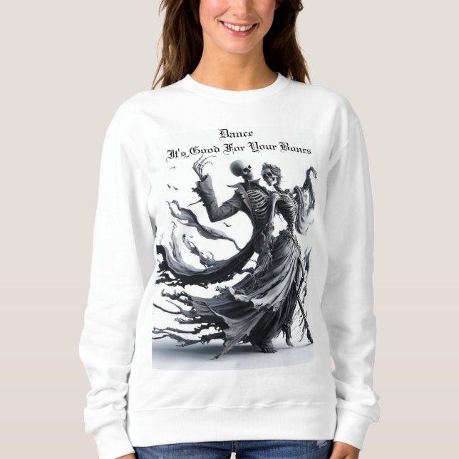 Sudadera Danza de esqueletos (Anverso)