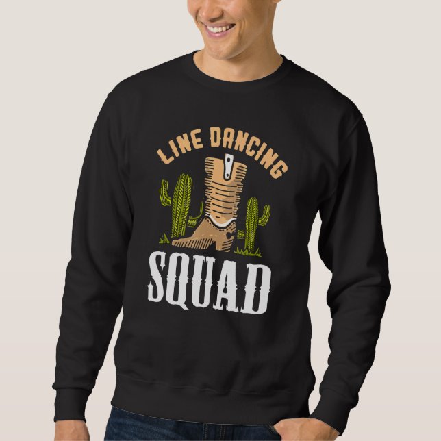 Sudadera Danza de línea de baile Cuadrado de países Dance L (Anverso)