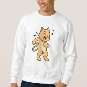 Sudadera Danza de música de gato