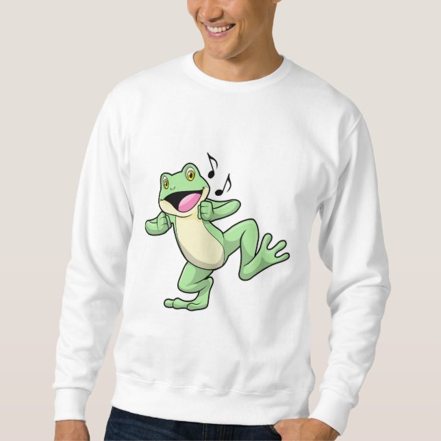 Sudadera Danza musical de rana (Anverso)