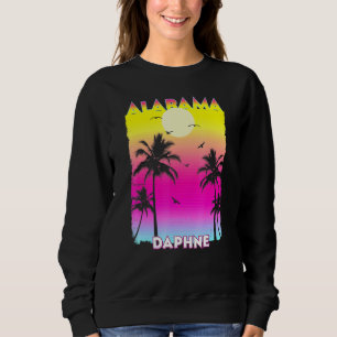 Sudadera Daphne Alabama Al Summer Vintage Sunset