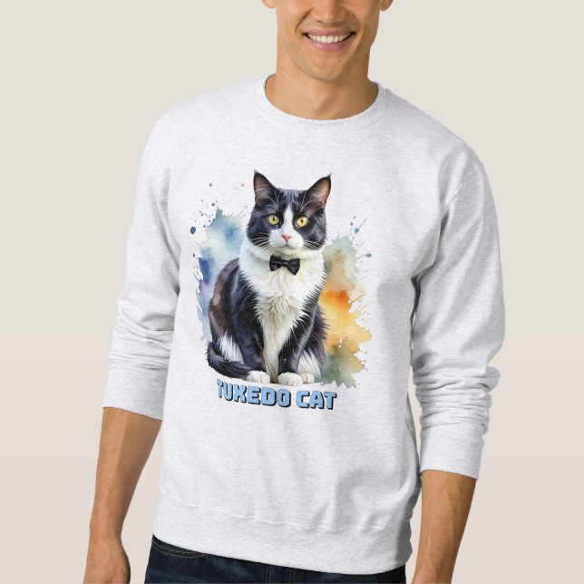 Sudadera Dapper Tuxedo Cat (Anverso)