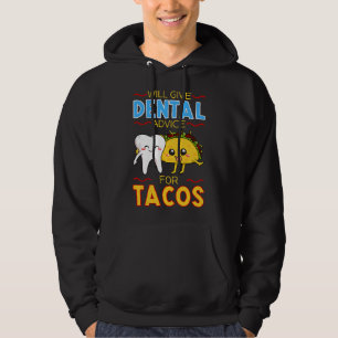 Sudadera Dará consejos dentales para tacos dentista Cinco D