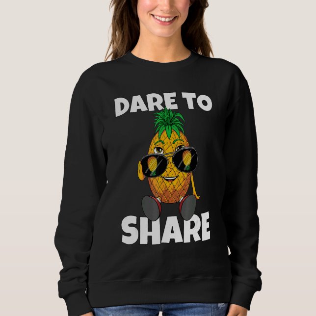 Sudadera Dare To Share Swinger Upside Down Sunglasses Pinea (Anverso)