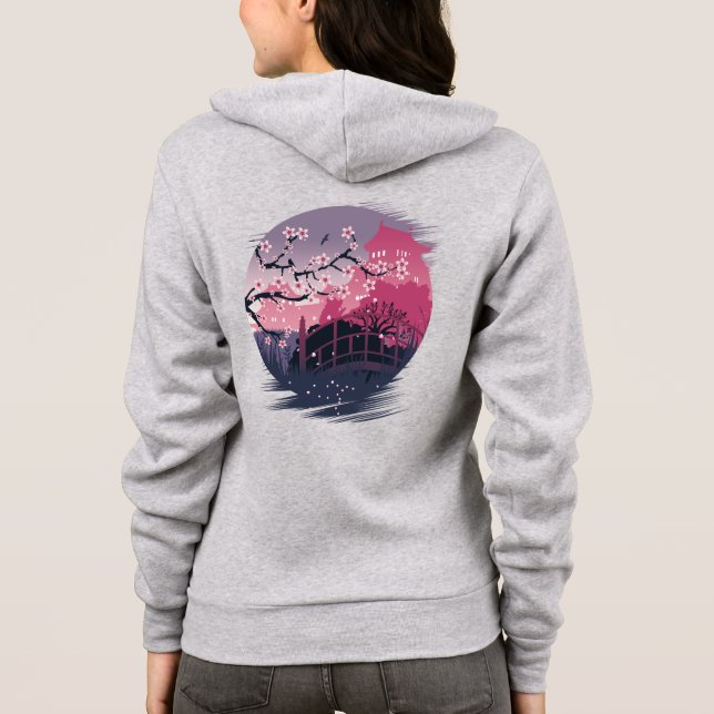 Sudadera Dark Blossom (Reverso)