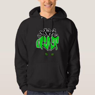 Sudadera Dark cat in graffiti art Hoodie