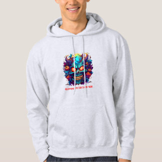 Sudadera "Dark Neon Skull – Halloween design  