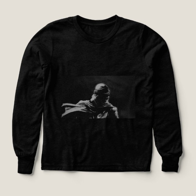 Sudadera Dark Warrior Shadow | Ninja Minimalista (Diseño frontal)
