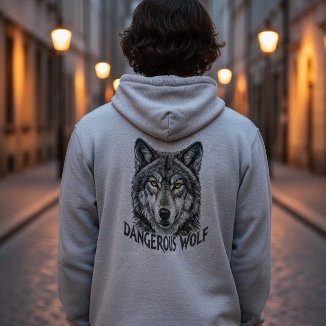 Sudadera Dark Wolf Energy Hoodie (Subido por el creador)