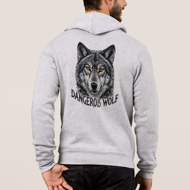 Sudadera Dark Wolf Energy Hoodie (Reverso)