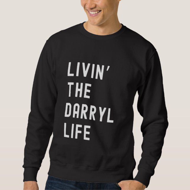 Sudadera Darryl Living El Nombre De La Vida Darril Es Diver (Anverso)