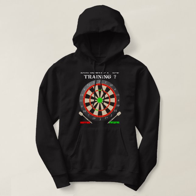 Sudadera Dart Darts Player Gift Idea Steel Dart Set (Diseño del anverso)