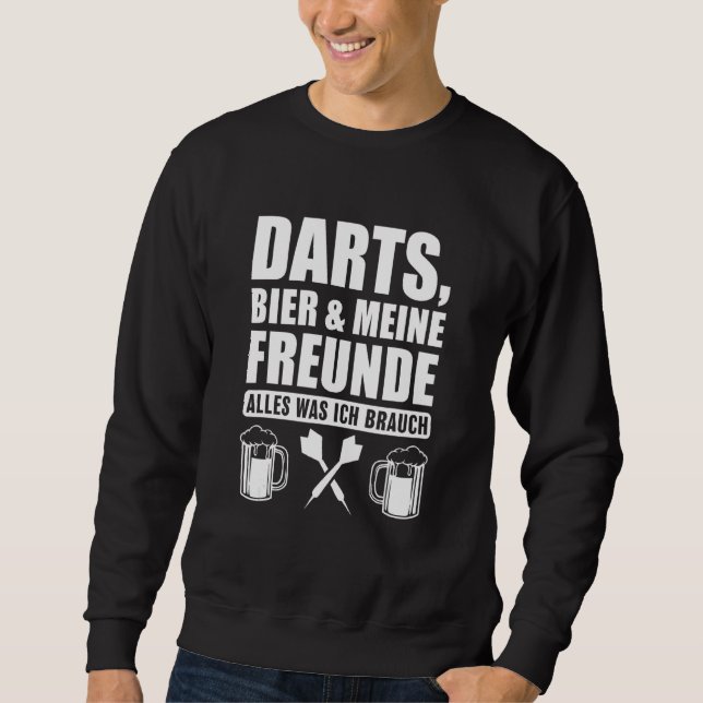 Sudadera Dart Player 180 Ciento Ochenta Cerveza (Anverso)