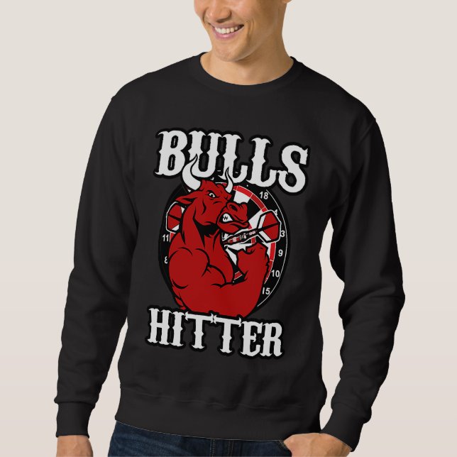 Sudadera Darts Bull Bullseye Hitter Strong 180 Champions (Anverso)