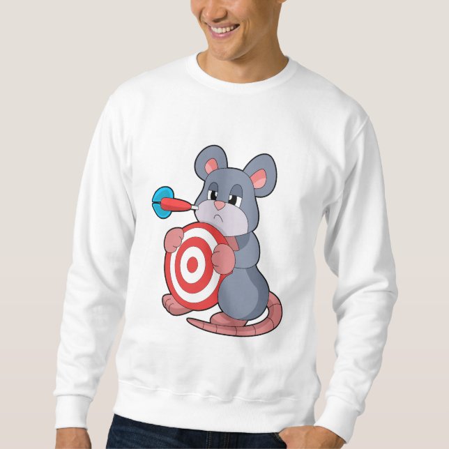 Sudadera Darts Dart Dartboard del ratón (Anverso)
