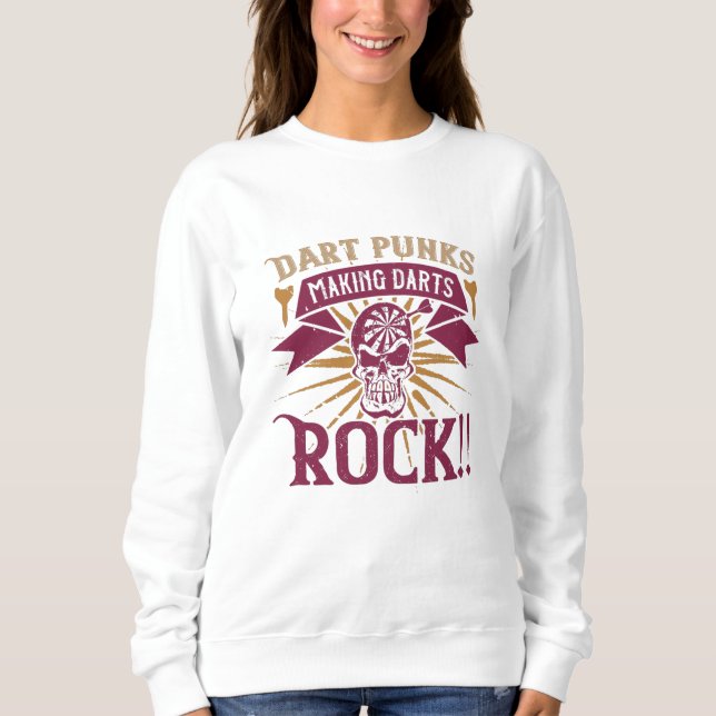 Sudadera Darts - Punks Dart que hacen rocas a los dardos! (Anverso)