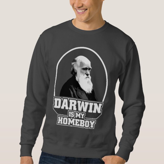 Sudadera Darwin es mi Homeboy (Anverso)