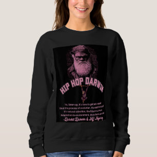 Sudadera Darwin Hip Hop Rap Ciencia Biología  Gráfico Retro