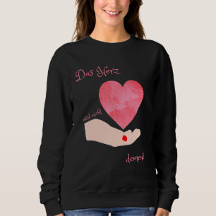 Sudadera Das Herz Wird Nicht Dement Nurture Power