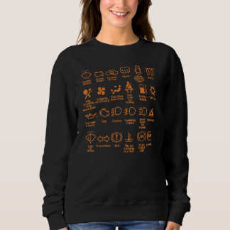 Sudadera Dash Icons Luces de advertencia de coches Mecánico