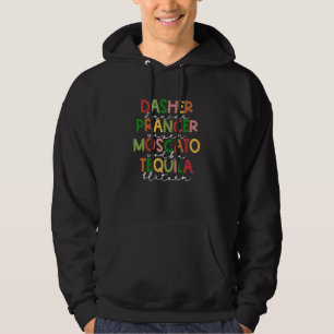 Sudadera Dasher Dancer Prancer Vixen Moscato Vodka Tequila