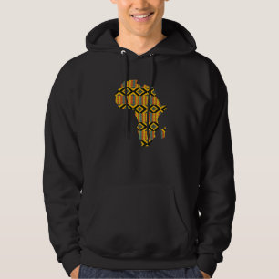 Sudadera Dashiki Print African Map Tribal Ethnic Kente Clot
