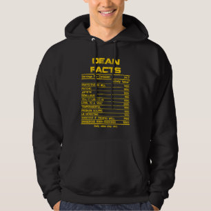 Sudadera datos DEAN porciones nutrición valor diario padres