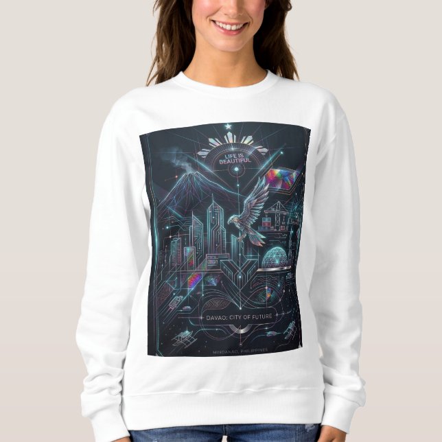 Sudadera Davao: Ciudad del Futuro (Anverso)