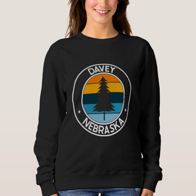 Sudadera Davey Nebraska NE U.A. (Anverso)