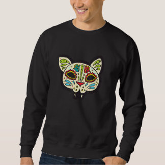 Sudadera Day Of The Dead Dia De Los Muertos Cat