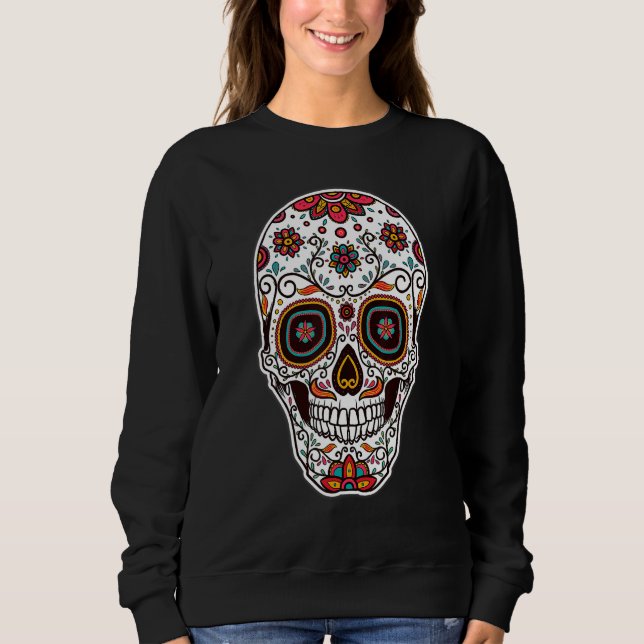 Sudadera Day of the Dead Sugar Skull Candy (Anverso)