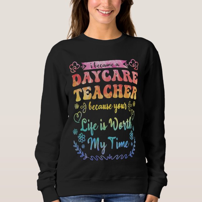 Sudadera Daycare Teacher Appreciation Childcare Worker for  (Anverso)